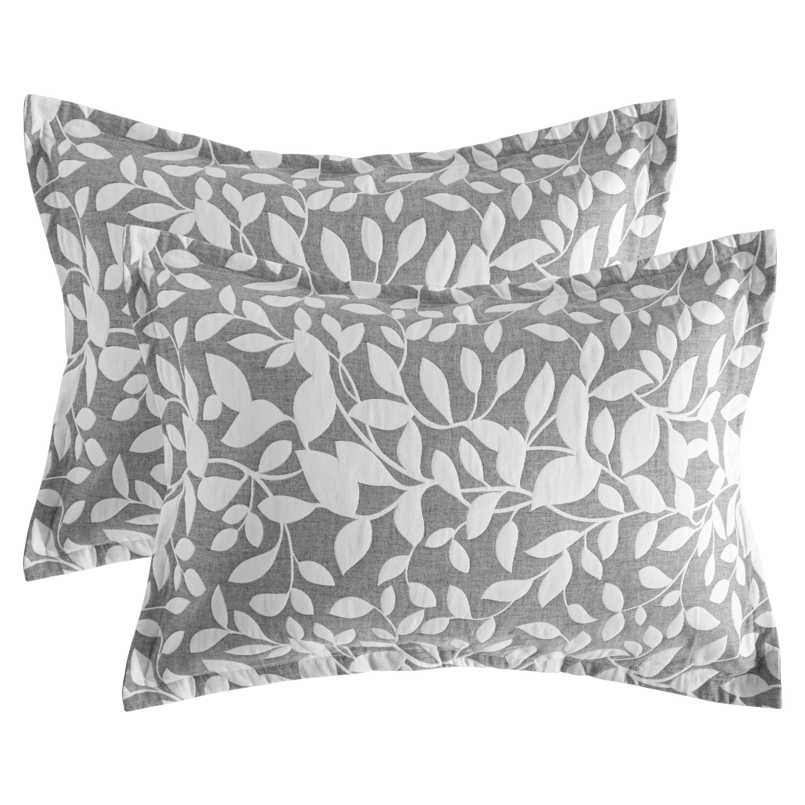 2 Pack Triple-Layer Cotton Pillow Shams