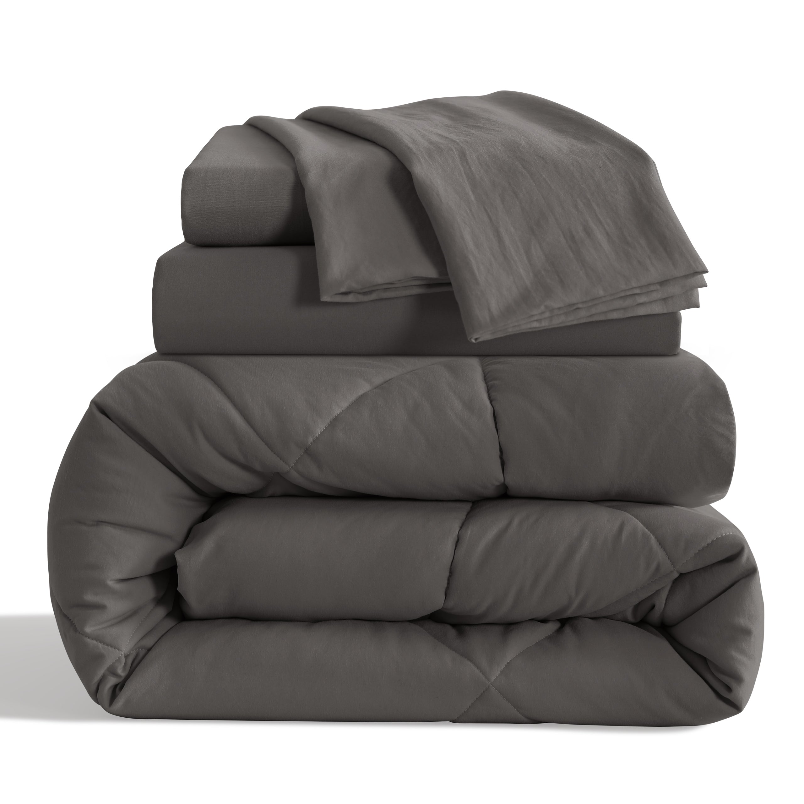 5/7 Pieces Microfiber Bedding Comforter Set