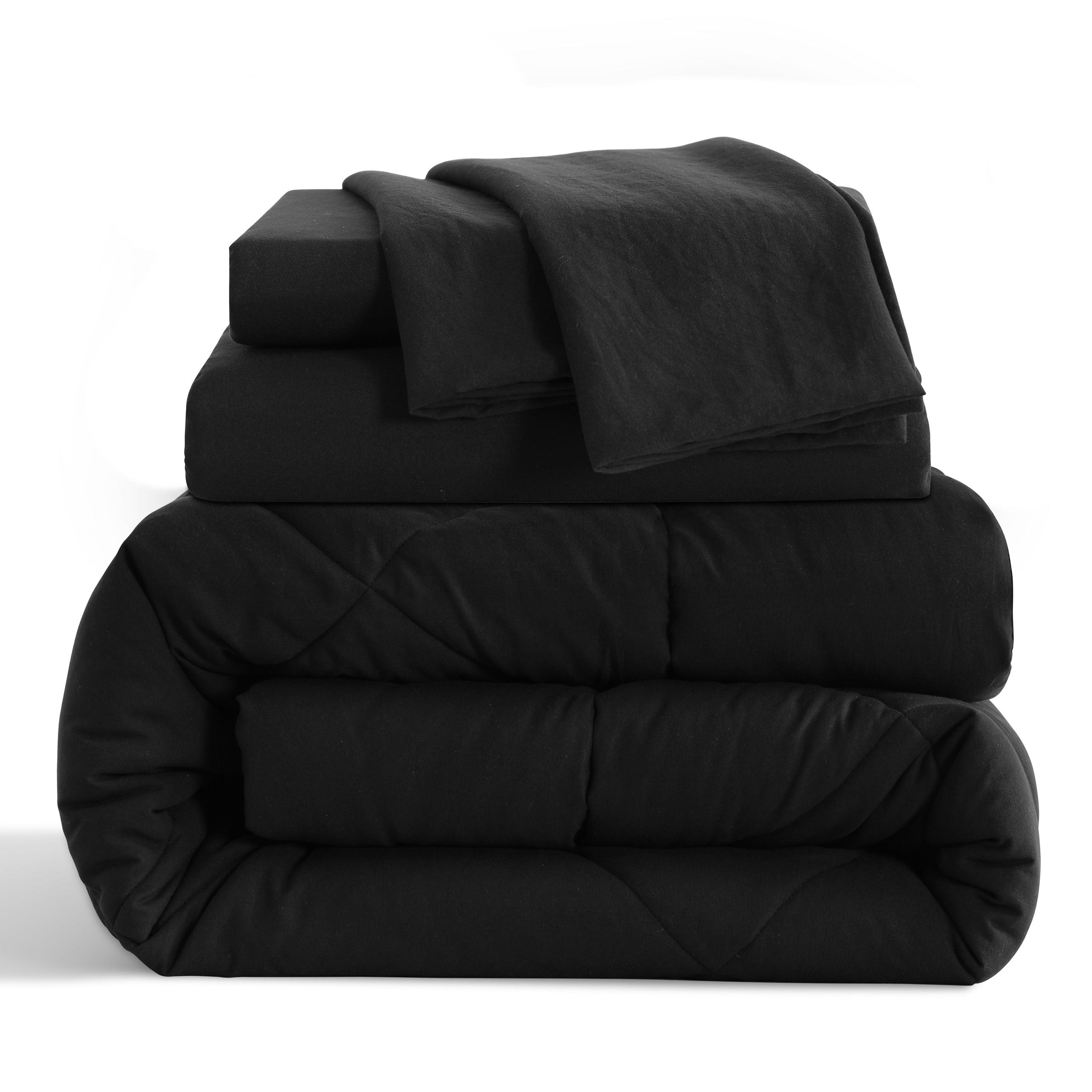 5/7 Pieces Microfiber Bedding Comforter Set