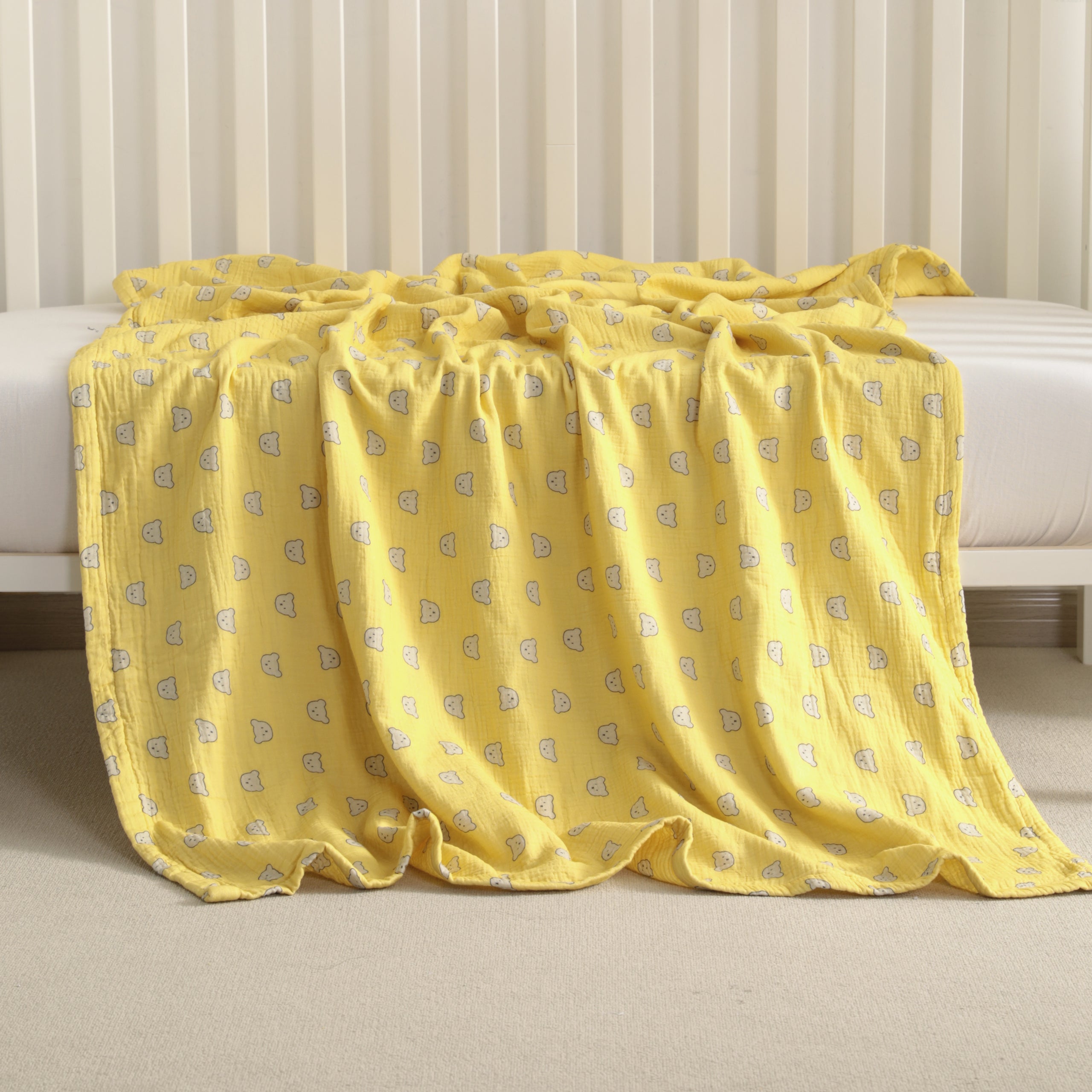 100% Cotton Double-layer Skin-friendly Toddler Blanket