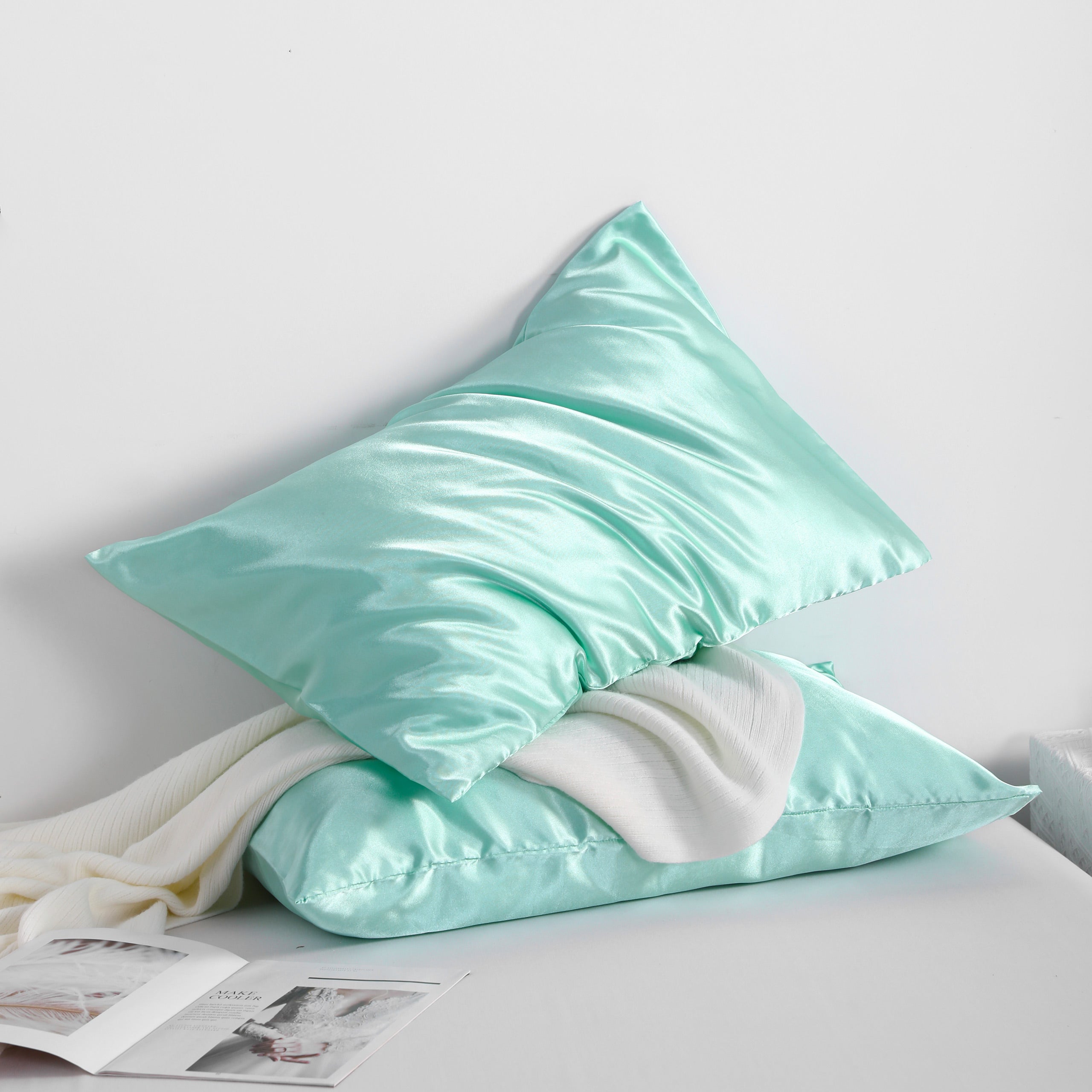 2 Pack Ultra Soft and Luxry Satin Pillowcases