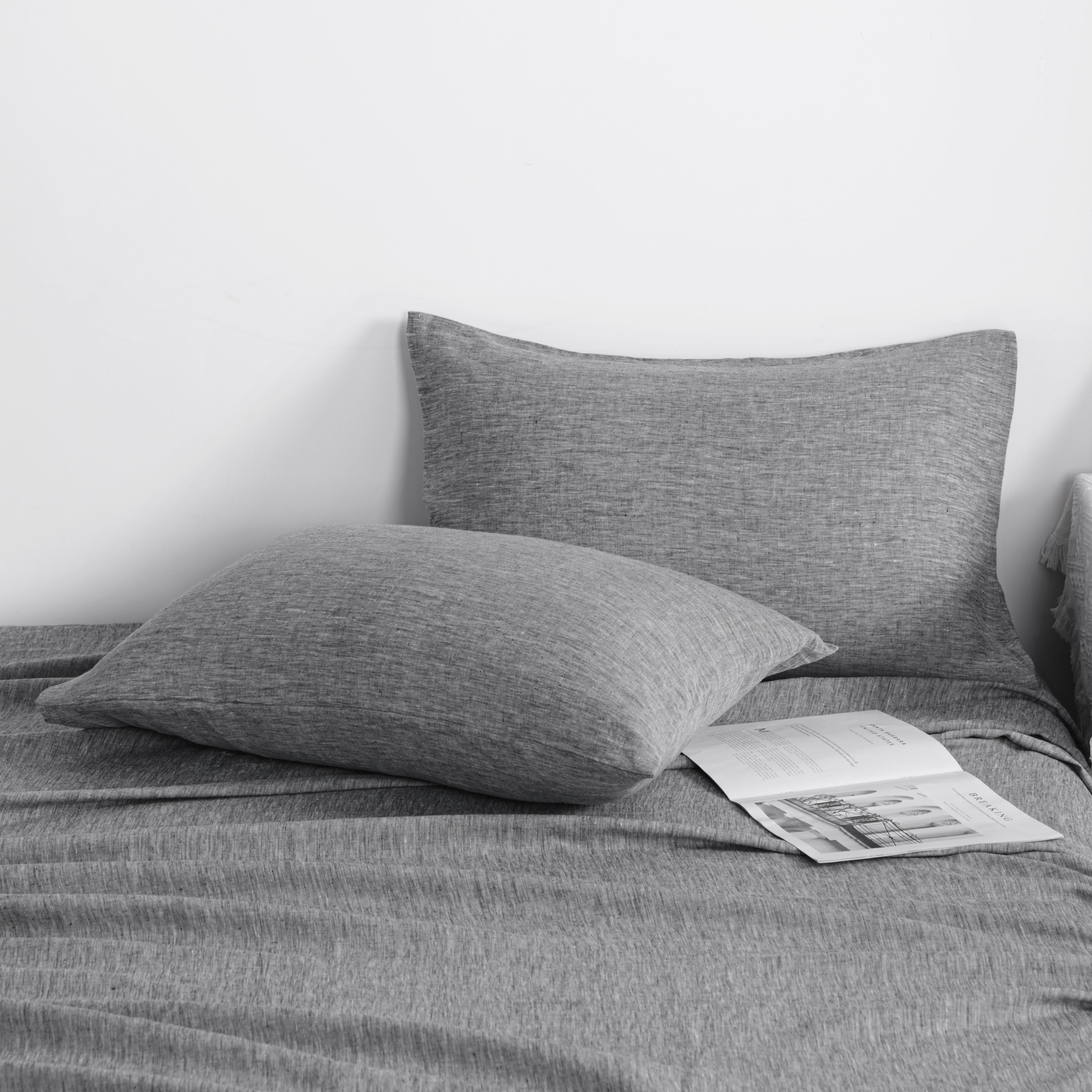 100% Linen Soft and Breathable Pillowcases