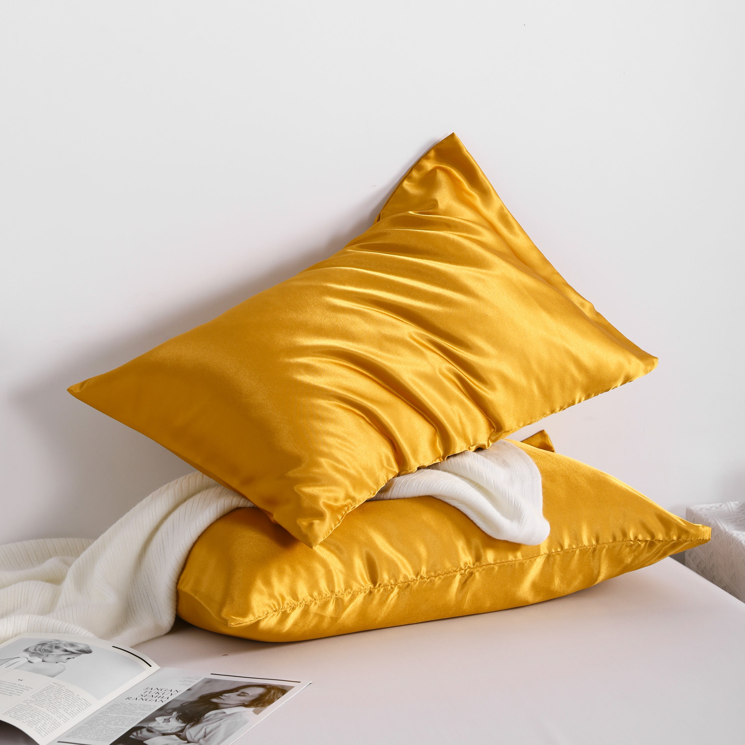 2 Pack Ultra Soft and Luxry Satin Pillowcases