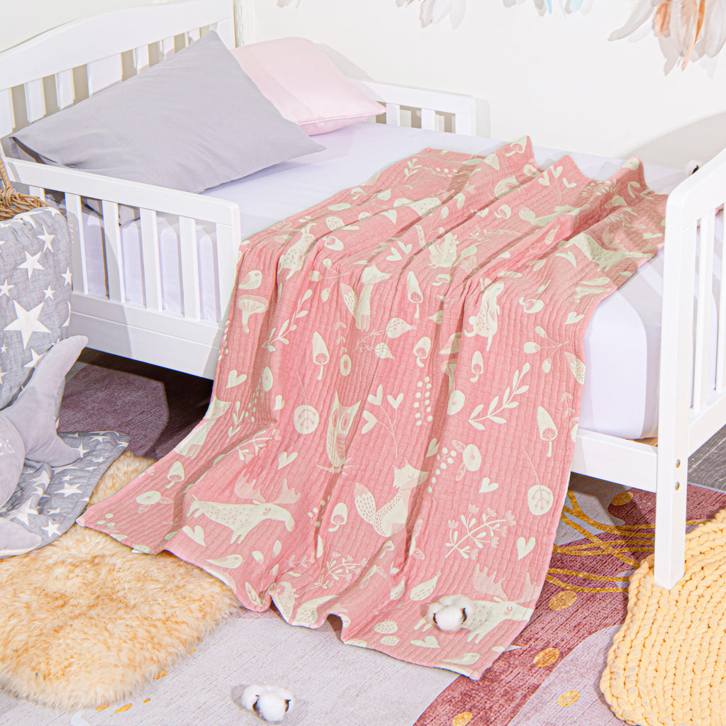 3 Layer Toddler Warm and Skin-friendly Toddler Blanket