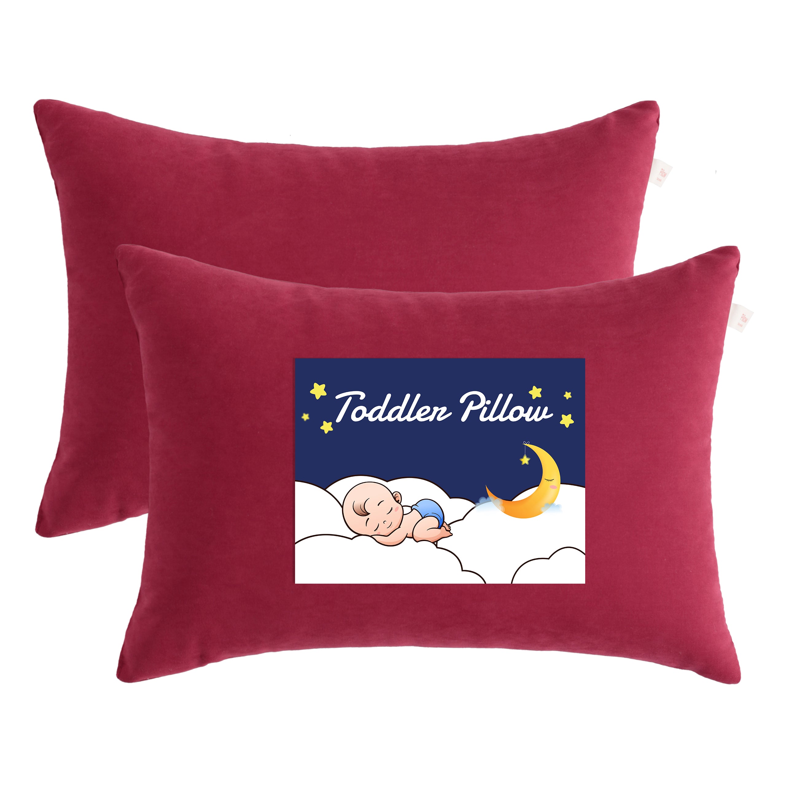 2 Pack Microfiber Toddler Pillows