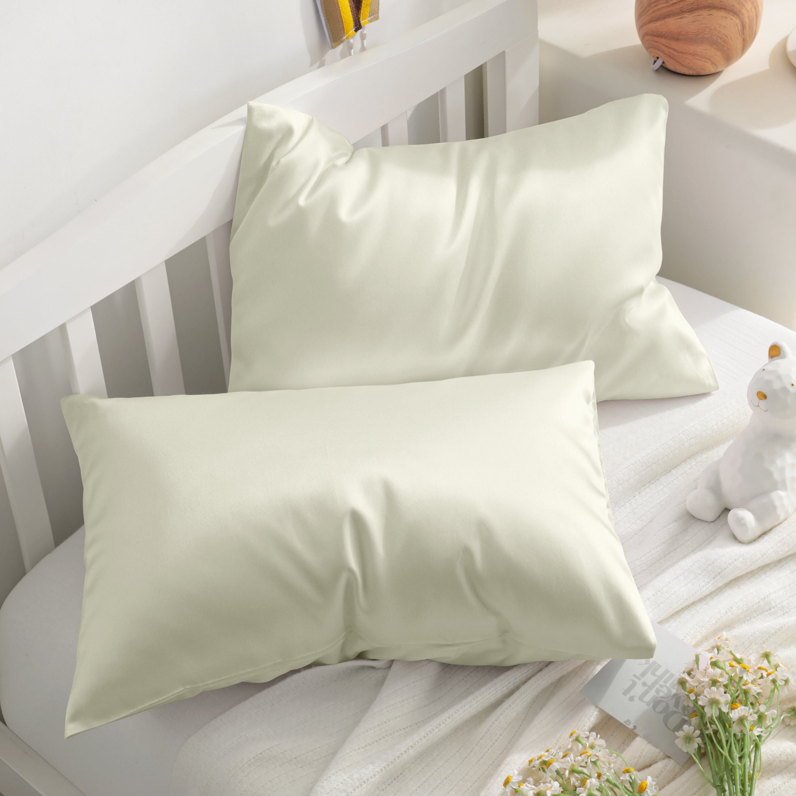 2 Pack Egyptian Cotton Toddler Pillowcases