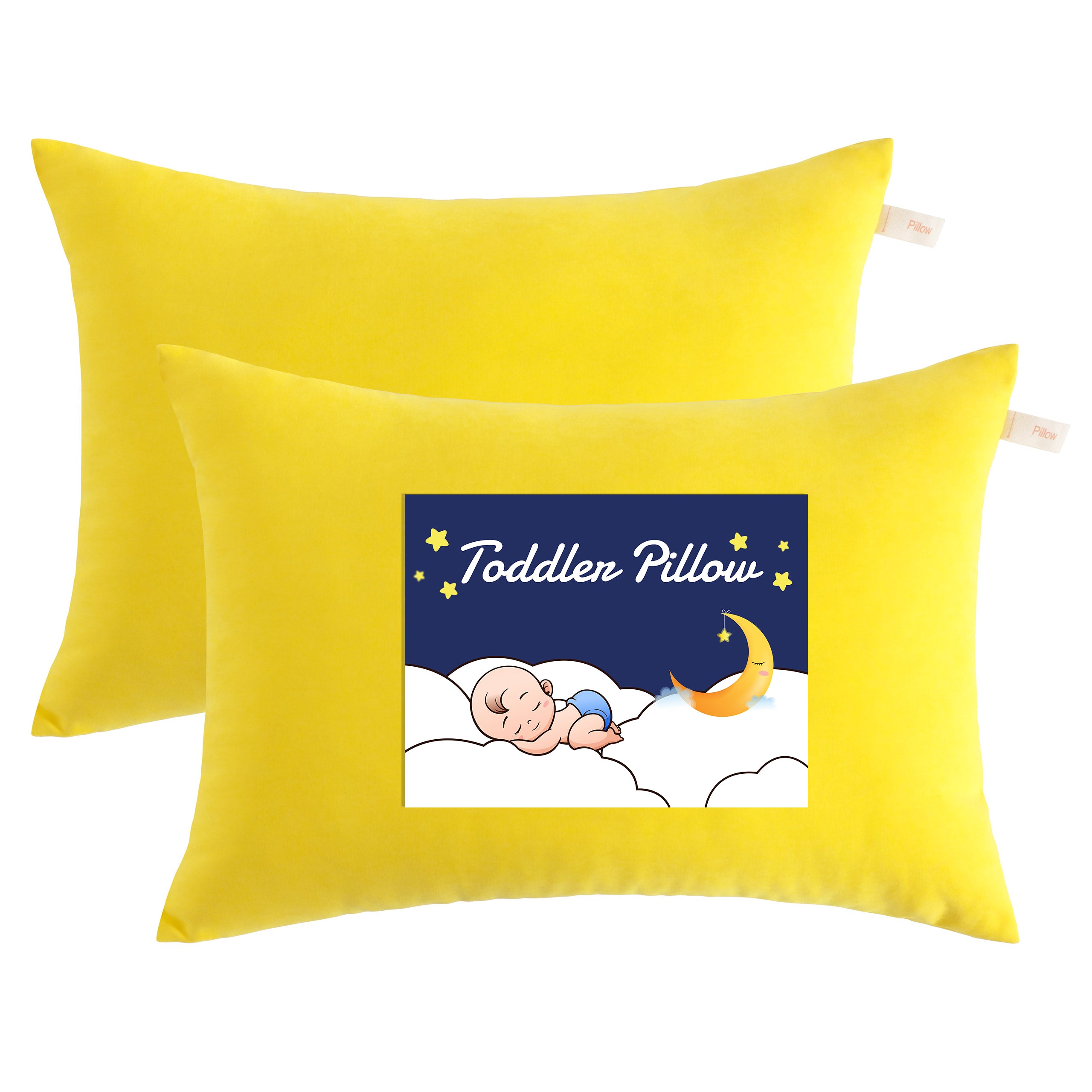 2 Pack Microfiber Toddler Pillows