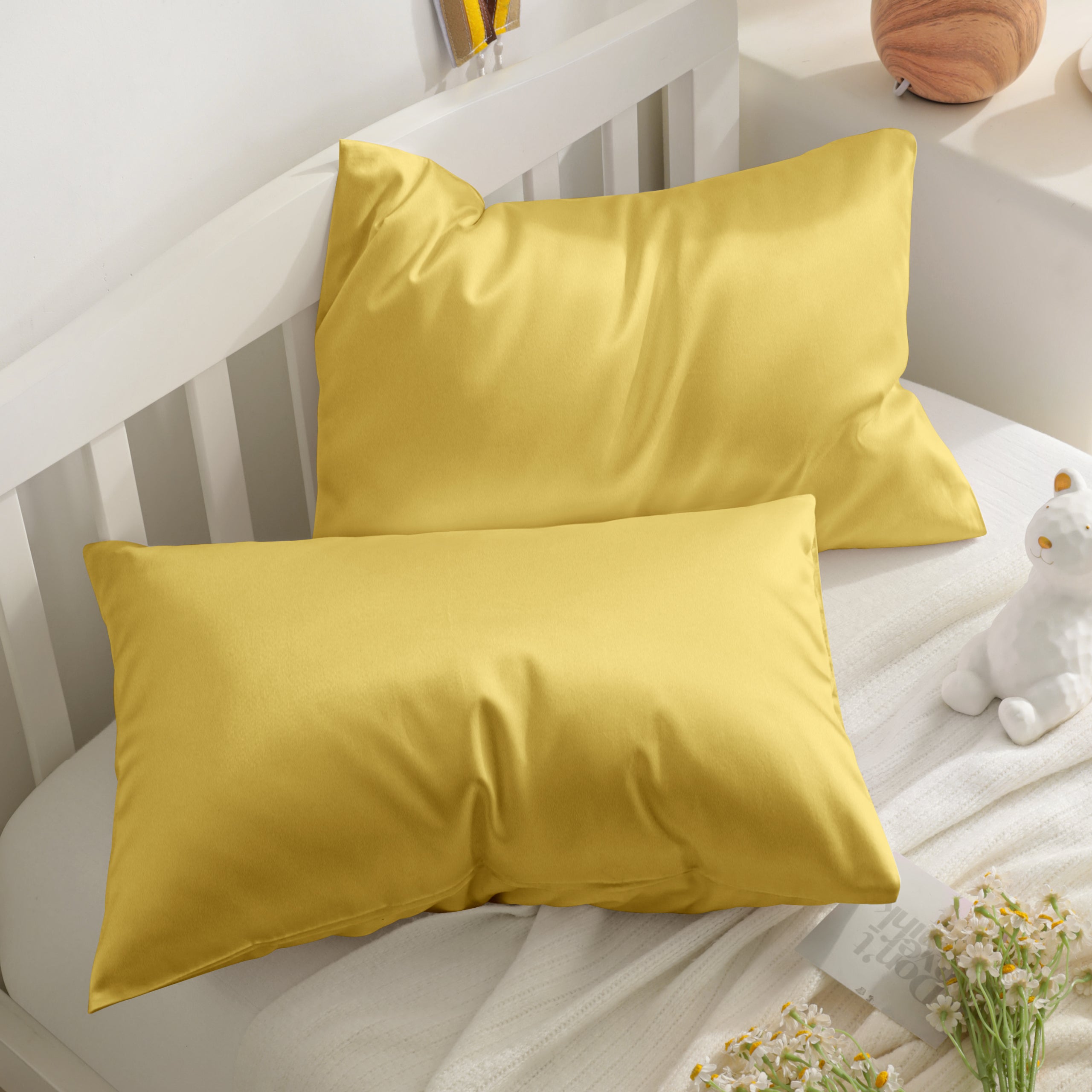 2 Pack Egyptian Cotton Toddler Pillowcases