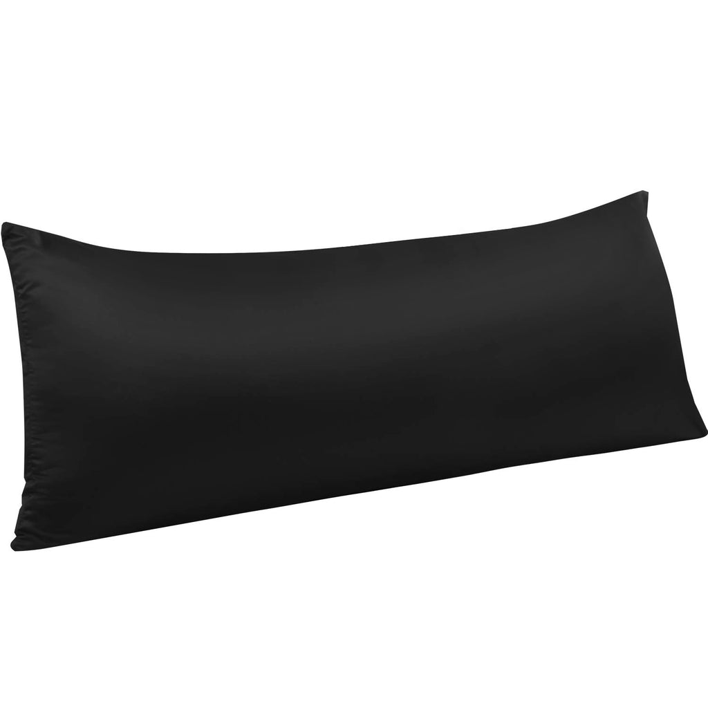 Silky Smooth Satin Body Pillowcase with Zipper, 20x54 Inches