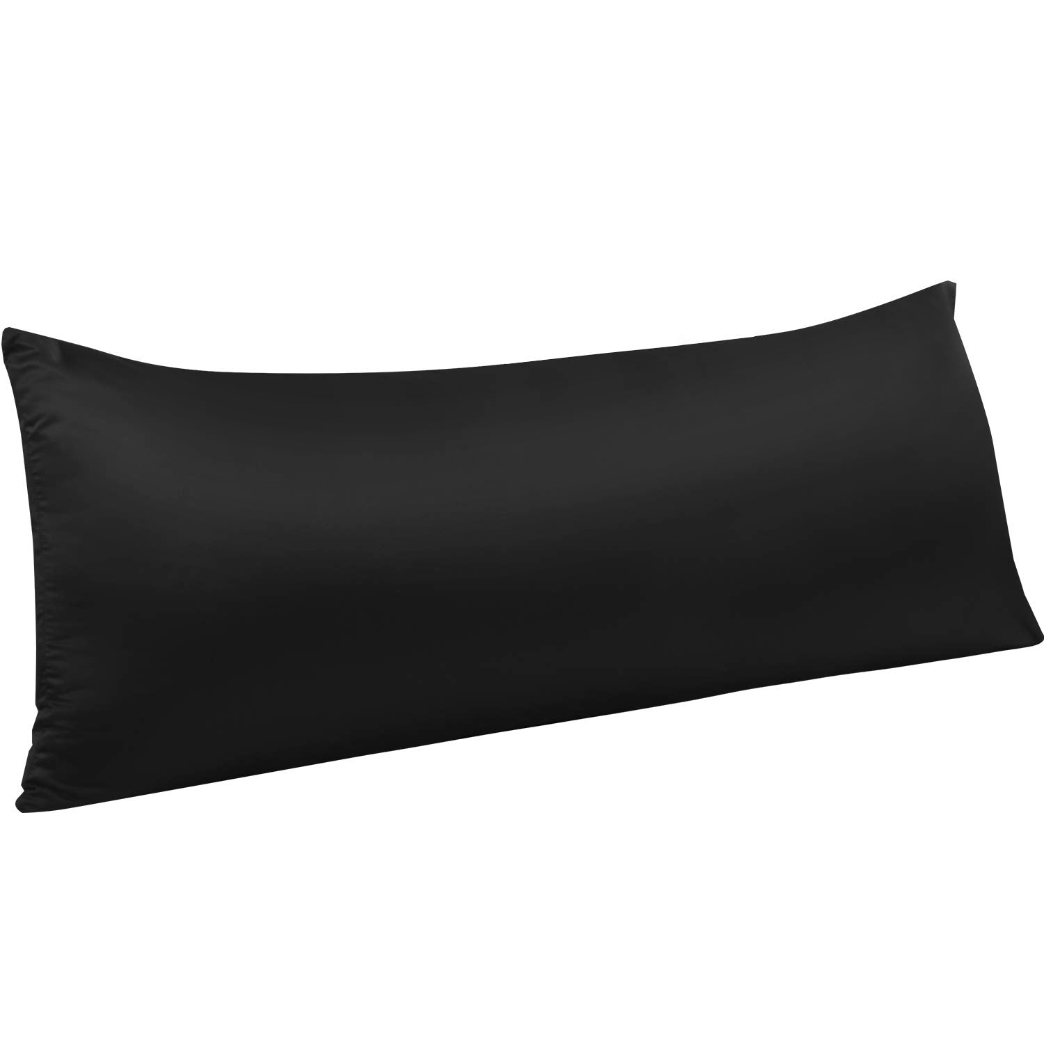 Silky Smooth Satin Body Pillowcase with Zipper, 20x54 Inches
