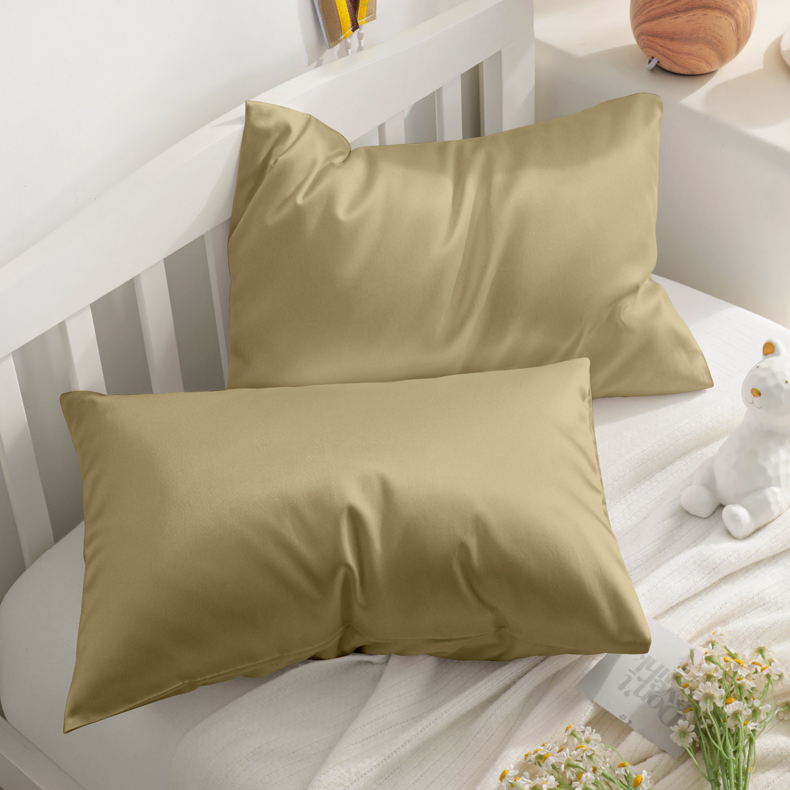 2 Pack Egyptian Cotton Toddler Pillowcases