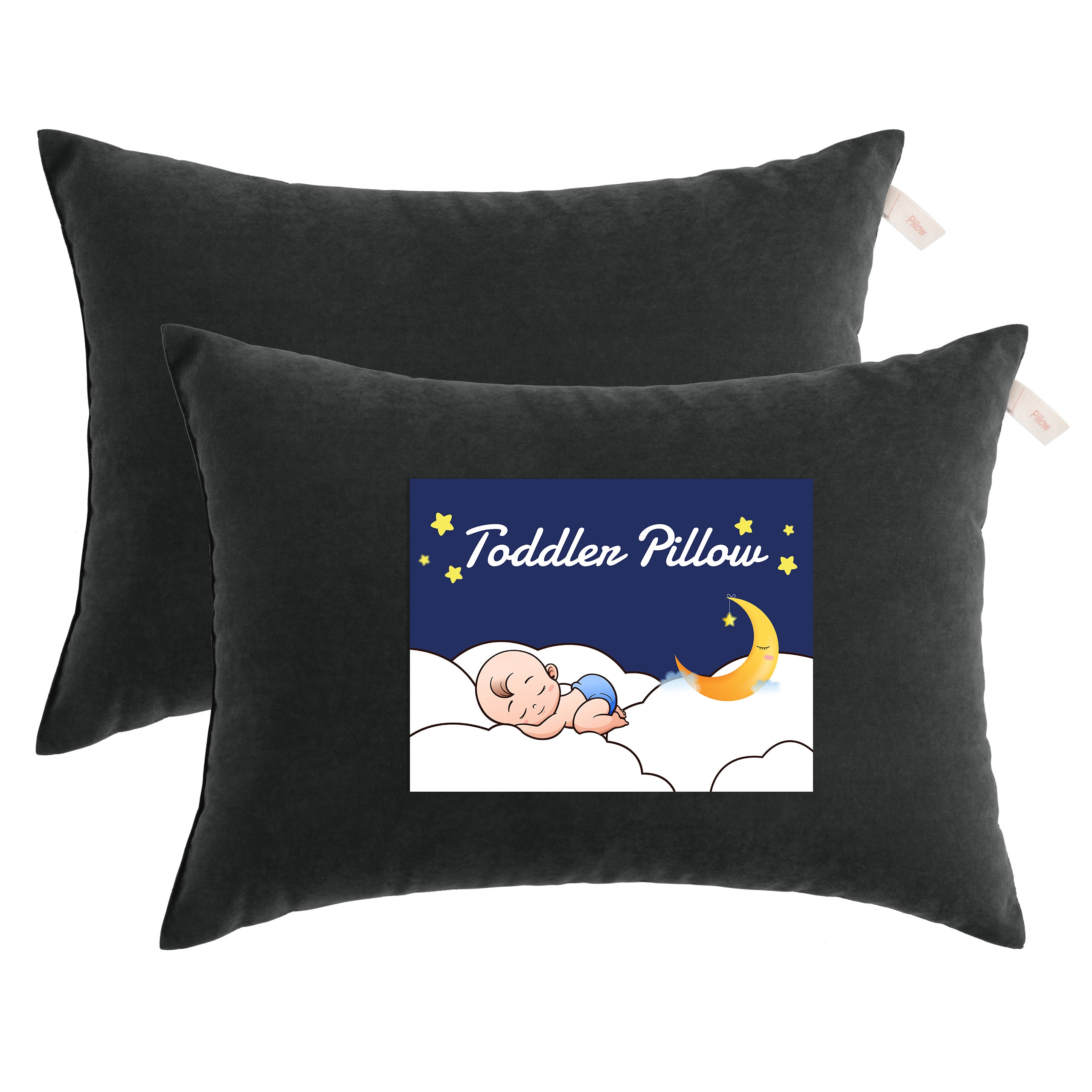 2 Pack Microfiber Toddler Pillows