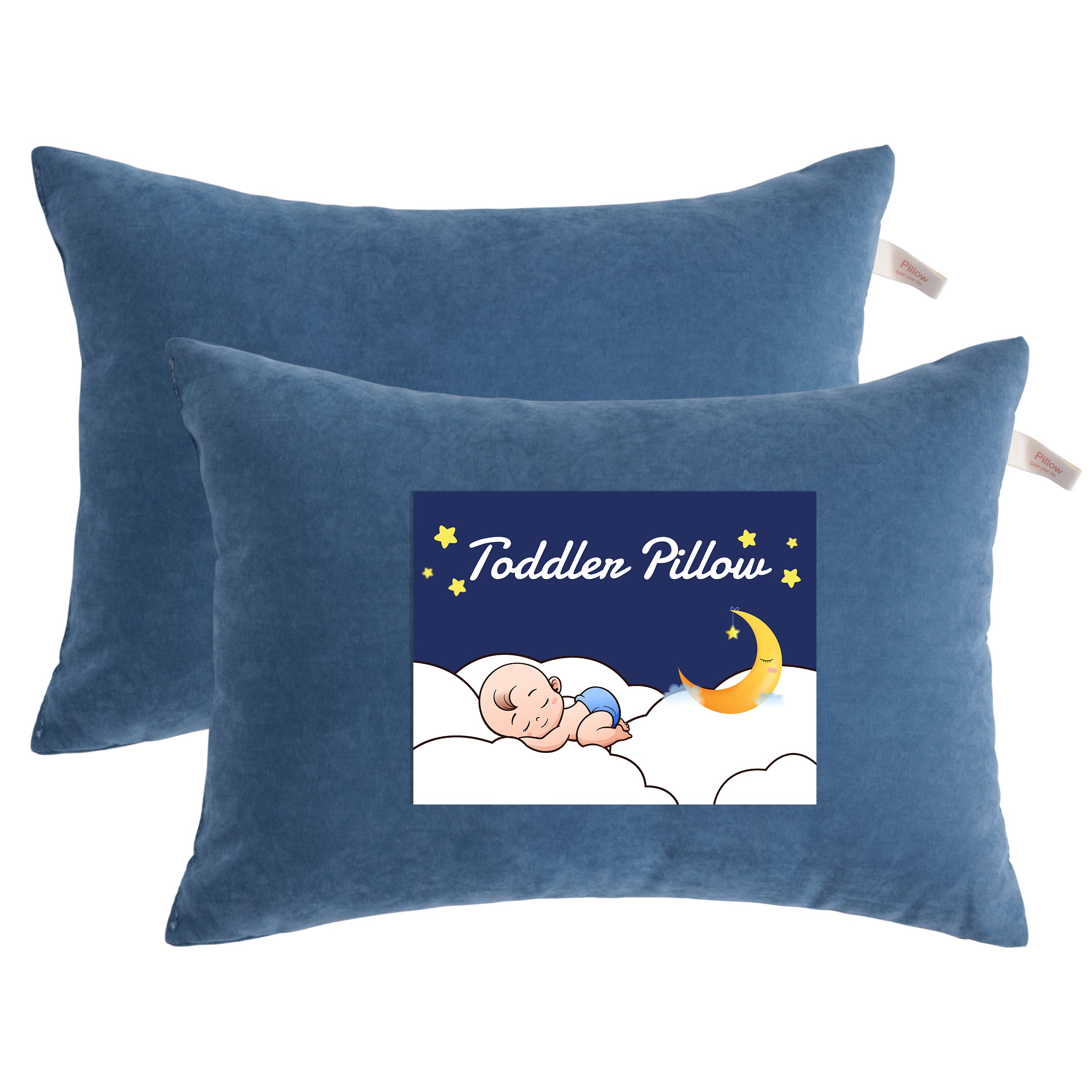 2 Pack Microfiber Toddler Pillows