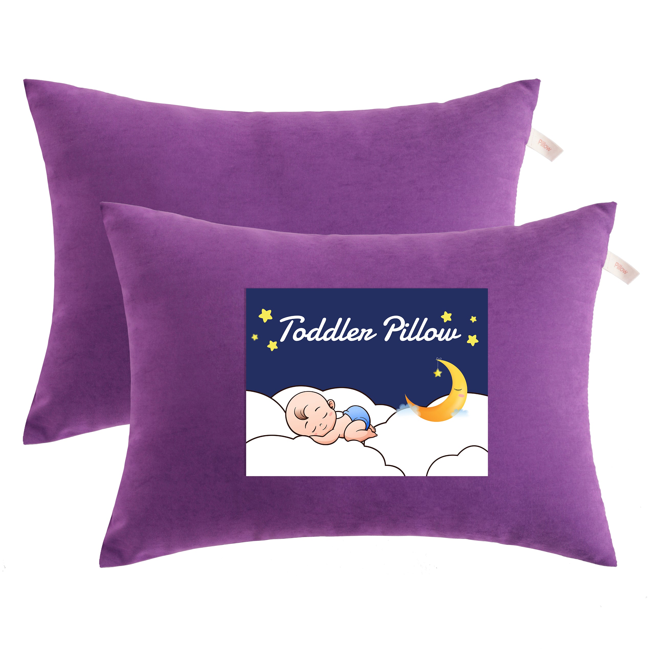 2 Pack Microfiber Toddler Pillows