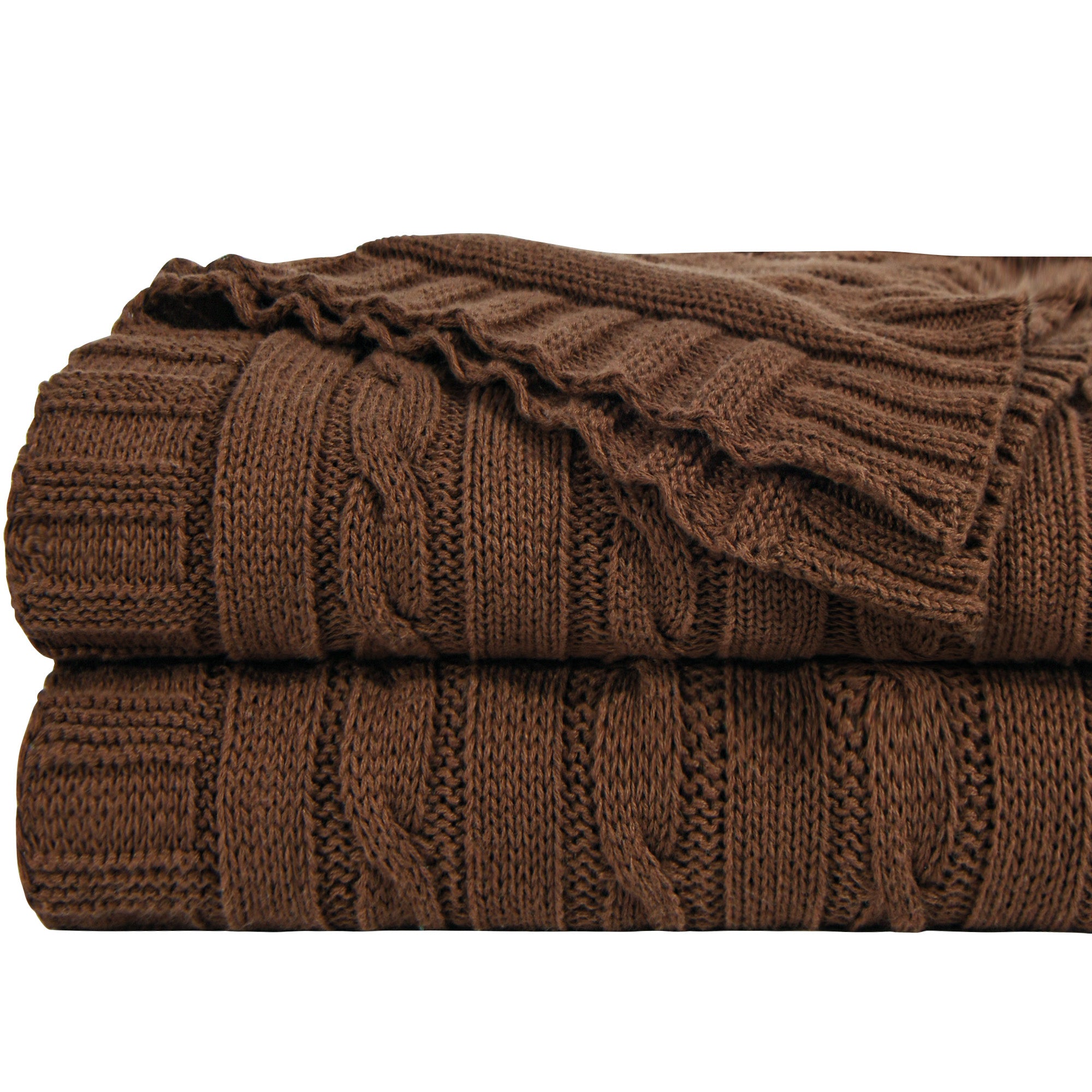 Cotton Cable Knit Blanket