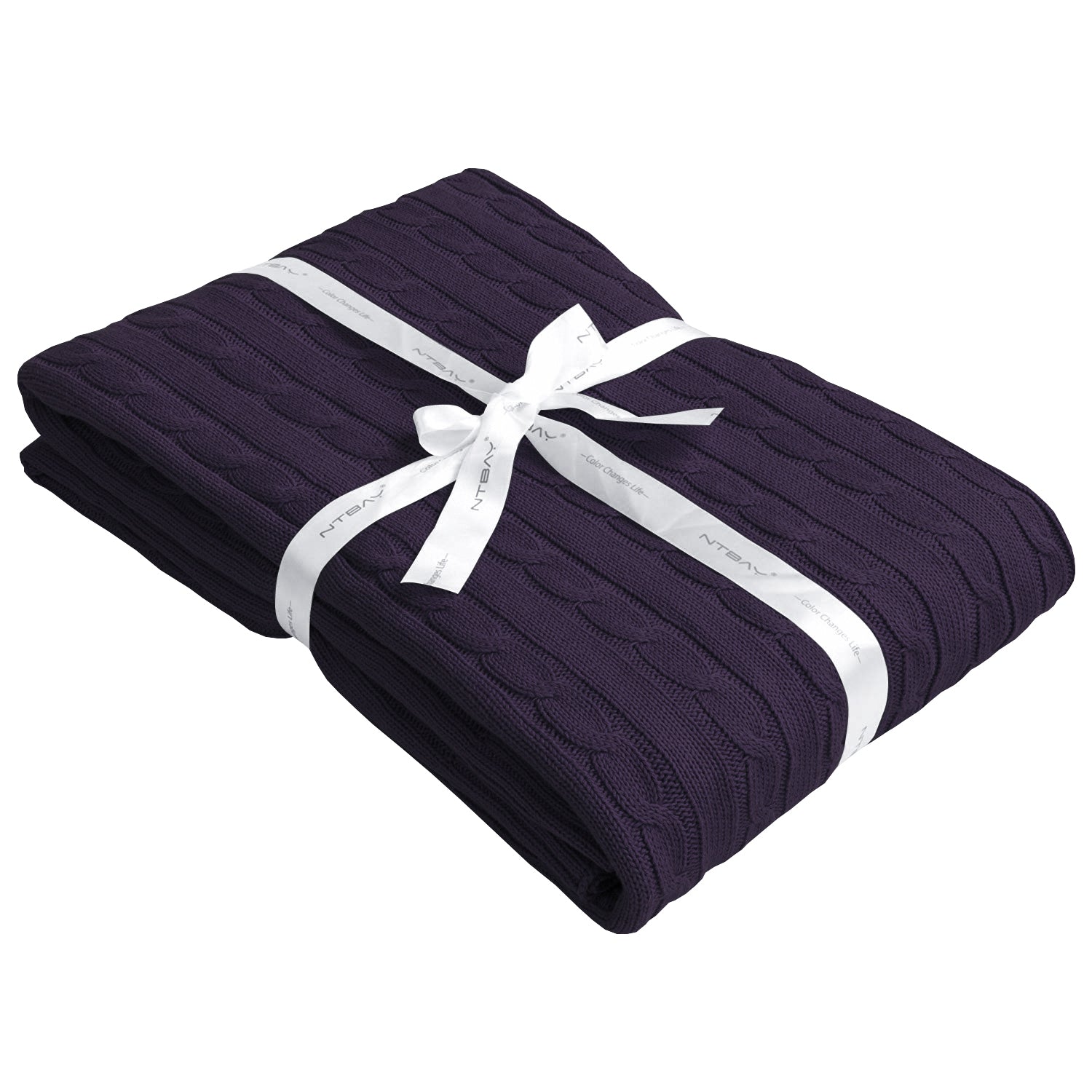 Cotton Cable Knit Blanket
