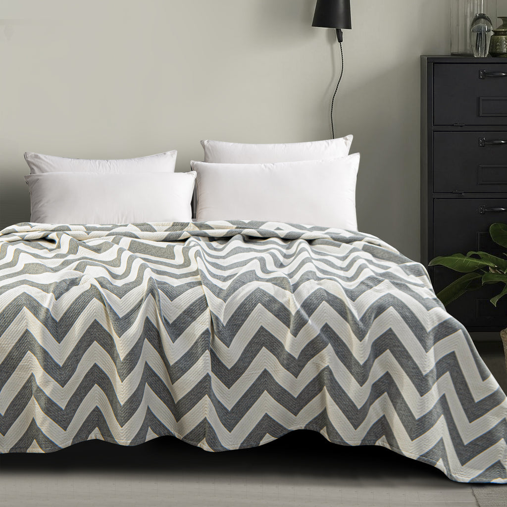 3-Layer Cotton Ultra Soft and Breathable Bed Blanket
