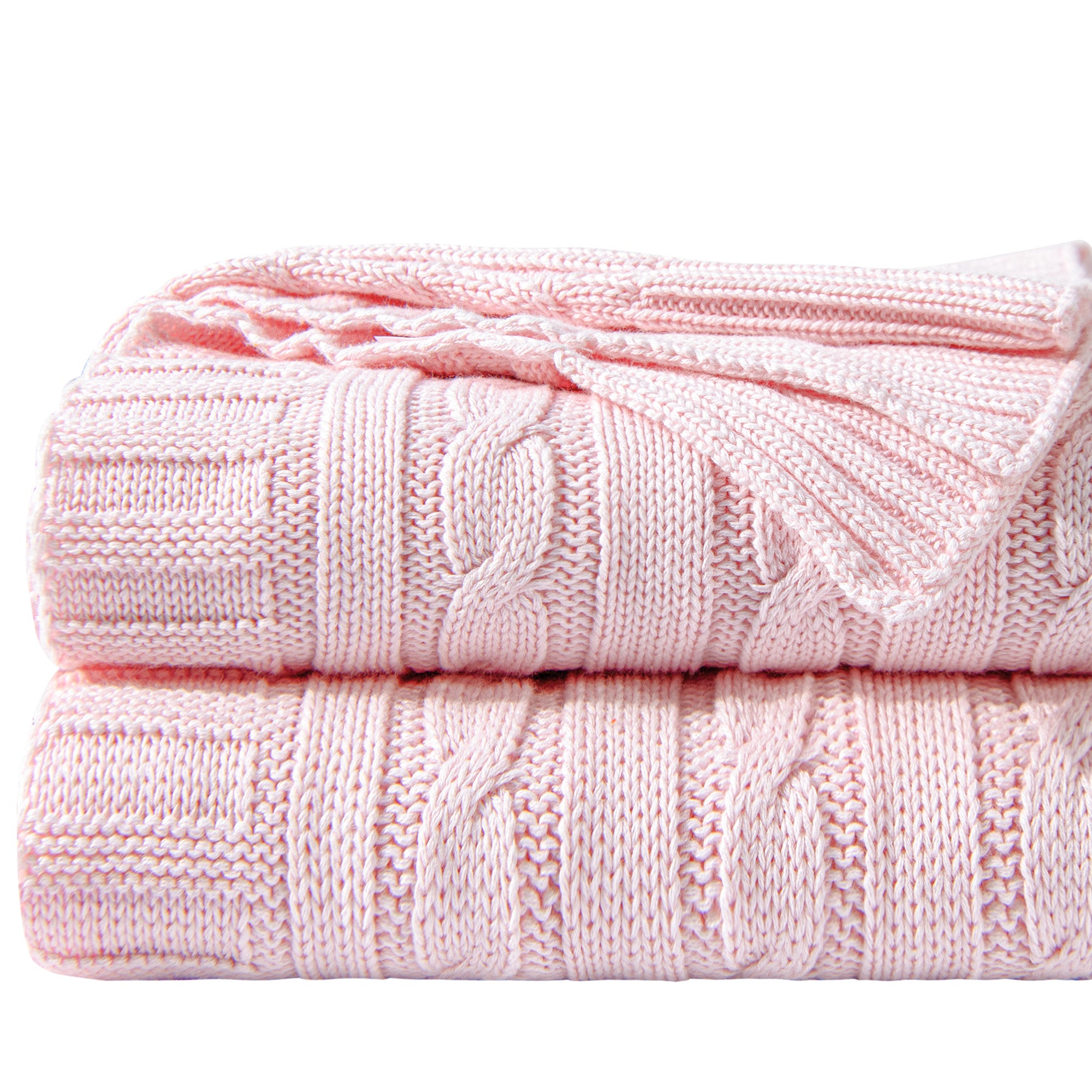 Cotton Cable Knit Blanket