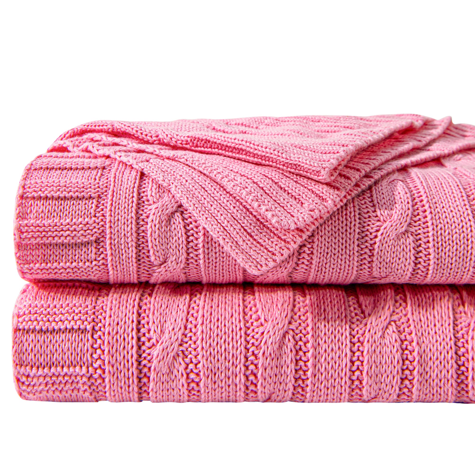 Cotton Cable Knit Blanket