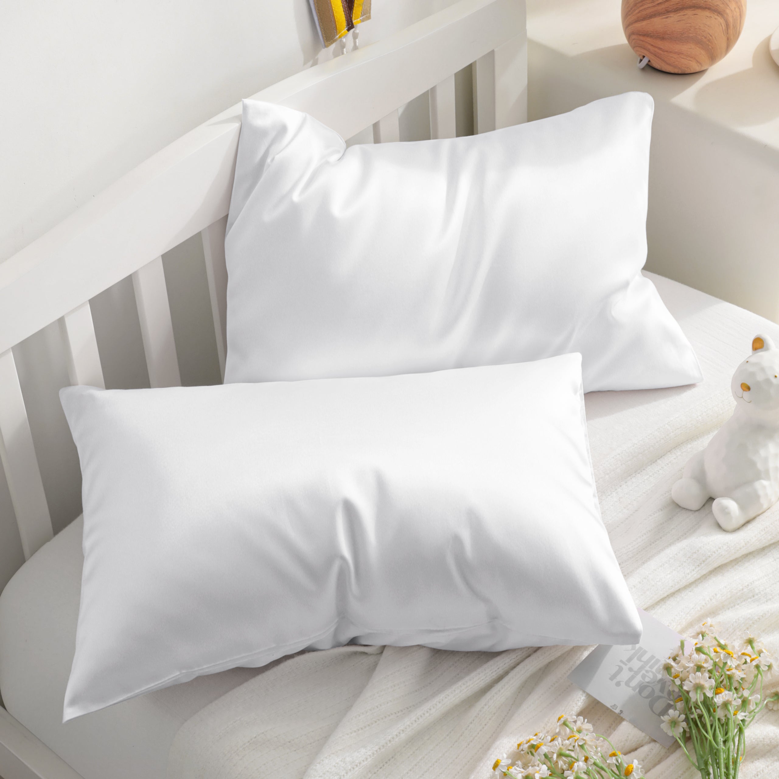 2 Pack Egyptian Cotton Toddler Pillowcases