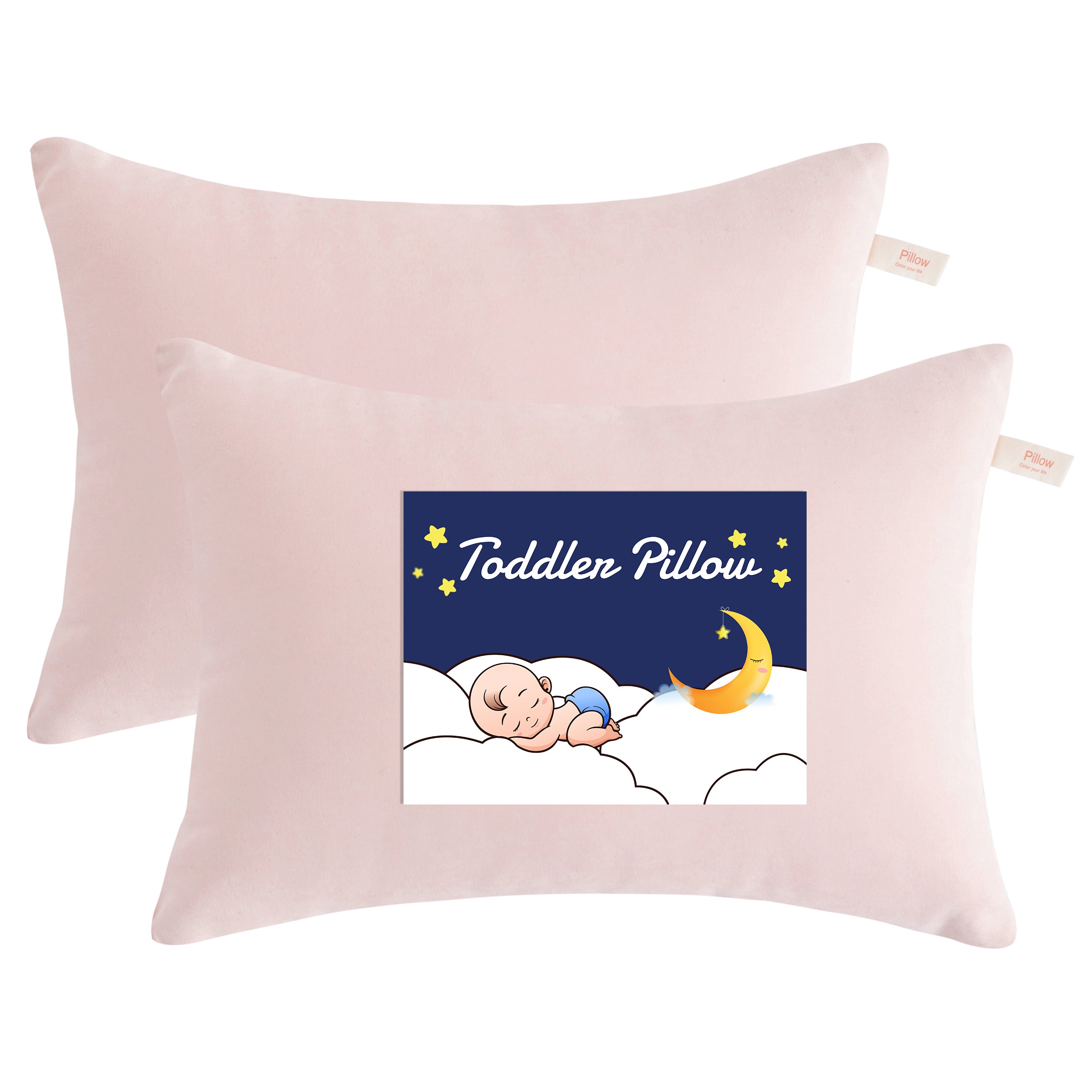 2 Pack Microfiber Toddler Pillows