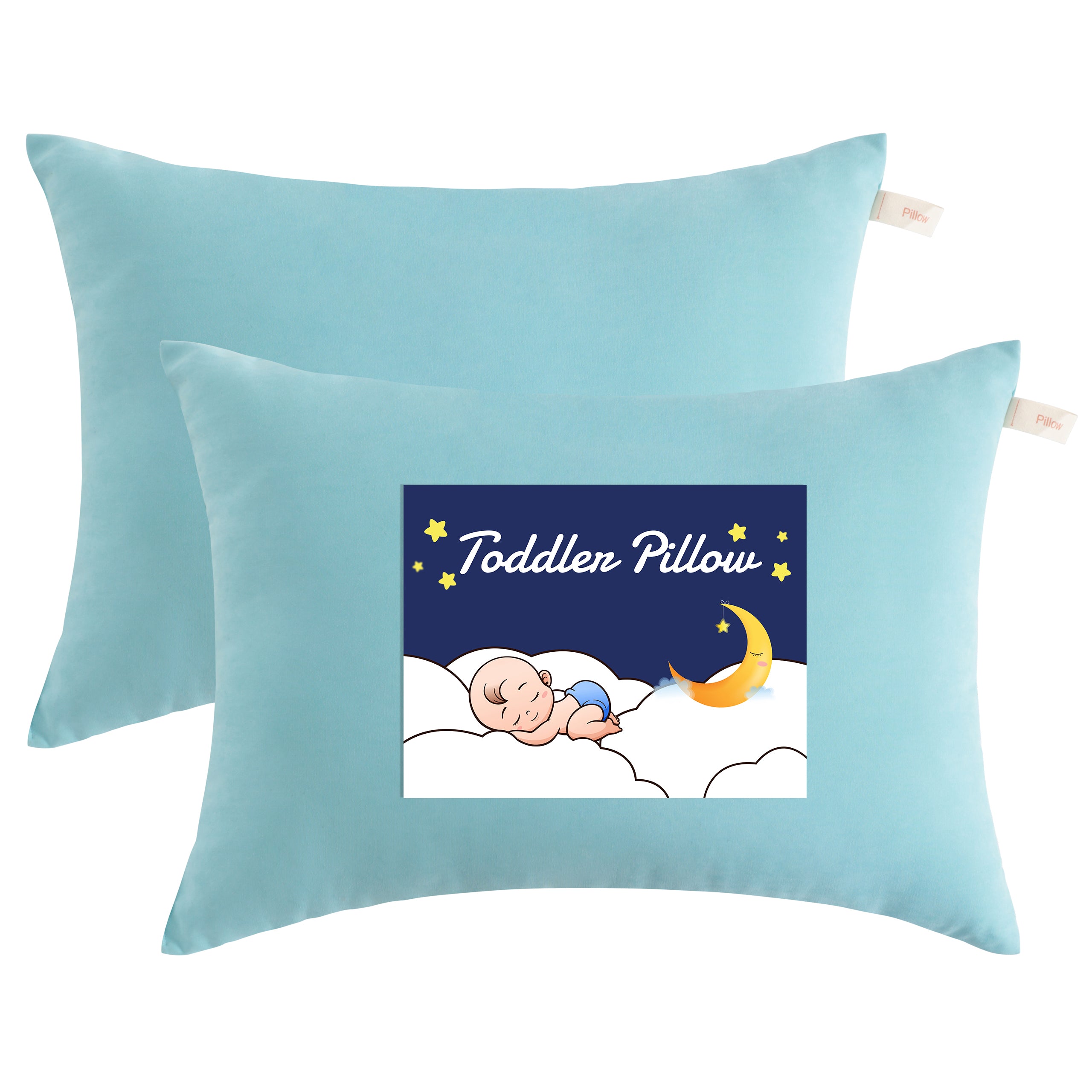 2 Pack Microfiber Toddler Pillows