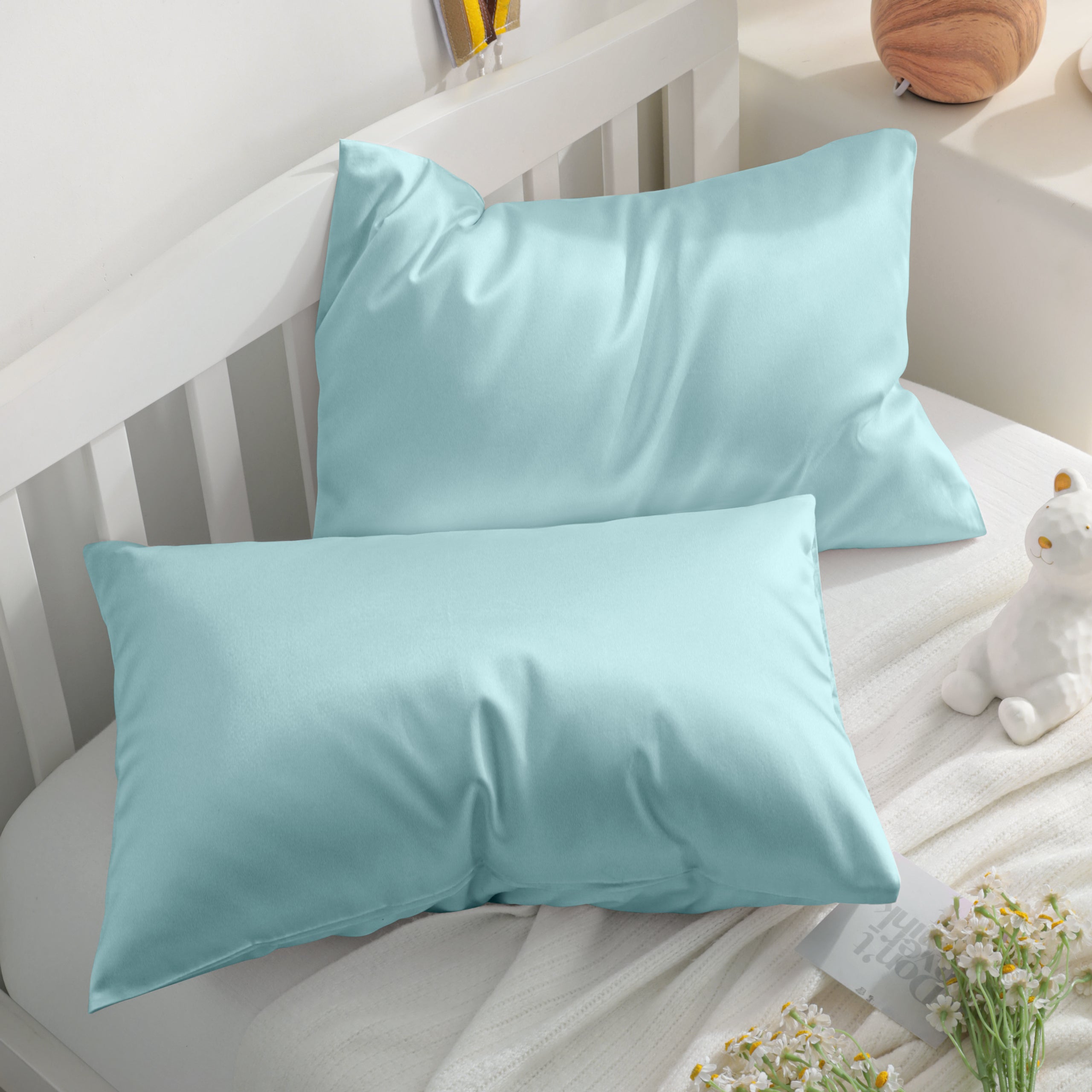 2 Pack Egyptian Cotton Toddler Pillowcases